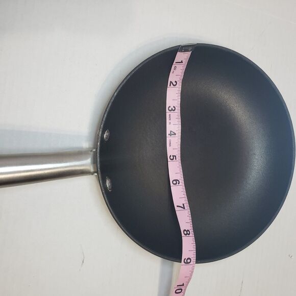 Klok Cast Iron Fry Pan Skillet 8 Inch Stainless Steel Long Handle Green Bottom - Picture 8 of 8